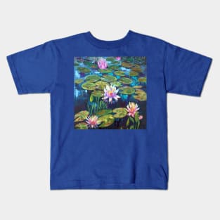 water lilies Kids T-Shirt